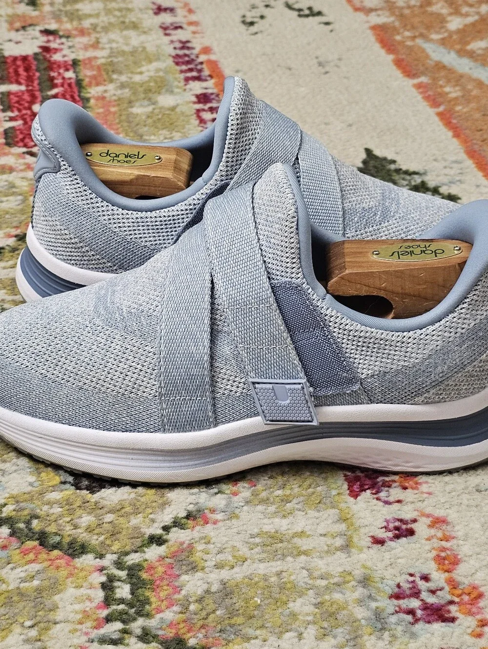 Orthofeet Women’s Size 8 X-Wide EE Hands Free Naya Blue Walking Shoes 80052